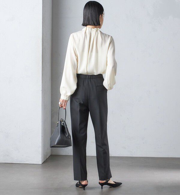 SHIPS for women「〈手洗い可能〉裏起毛 スリム テーパード パンツ」|その他|