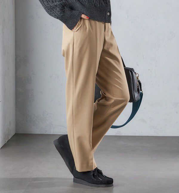 SHIPS for women「〈手洗い可能〉裏起毛 スリム テーパード パンツ」|その他|