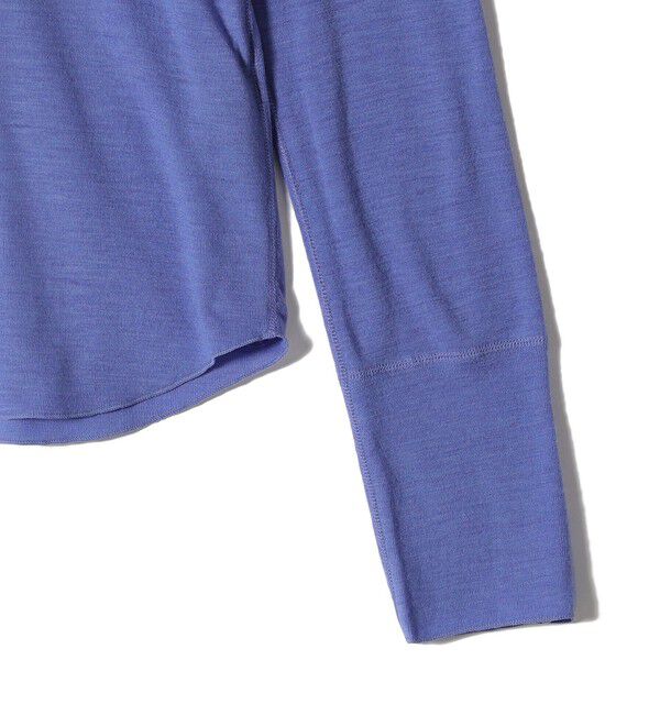 SHIPS for women「SHIPS Primary Navy Label:ウール フライス ジャージー タートルネック」|Tシャツ・カットソー|