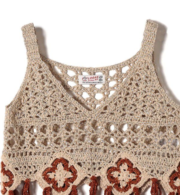 SHIPS for women「LOGAN KNITTING MILLS:〈手洗い可能〉モール ビスチェ」|ニット・セーター|