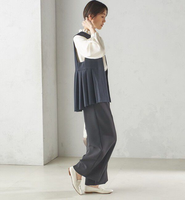 SHIPS for women「ダブル クロス ジレ （セレモニー対応可）」|ベスト・ジレ|