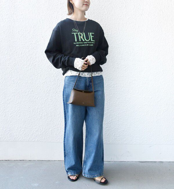 SHIPS for women「〈手洗い可能〉ラッセル レース クルーネック カットソー」|Tシャツ・カットソー|