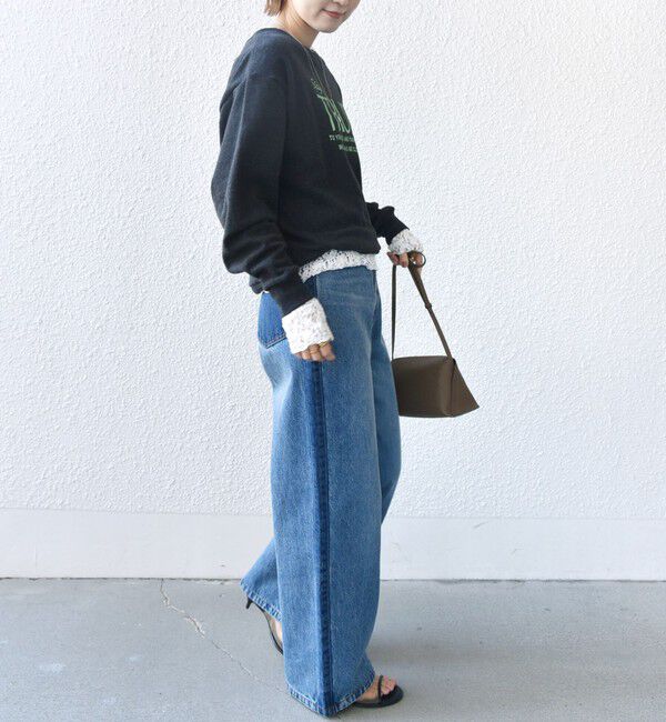 SHIPS for women「〈手洗い可能〉ラッセル レース クルーネック カットソー」|Tシャツ・カットソー|