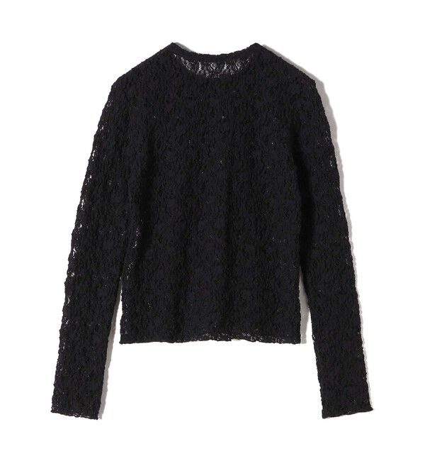 SHIPS for women「〈手洗い可能〉ラッセル レース クルーネック カットソー」|Tシャツ・カットソー|