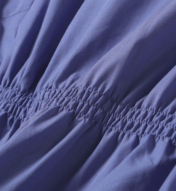 SHIPS any「《一部追加予約》SHIPS any:〈洗濯機可能〉REPREVE ギャザー パフシャツ ブラウス」|シャツ・ブラウス|