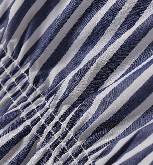 SHIPS any「《一部追加予約》SHIPS any:〈洗濯機可能〉REPREVE ギャザー パフシャツ ブラウス」|シャツ・ブラウス|