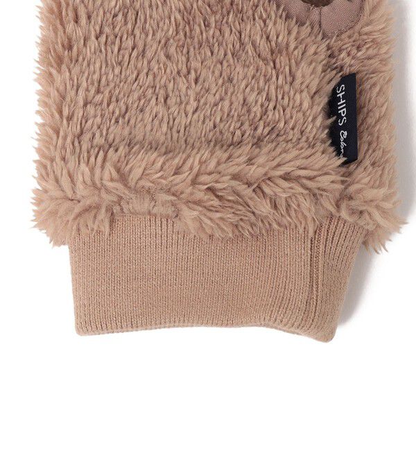 SHIPS Colors 「SHIPS Colors: 〈洗濯機可能〉ボア アームウォーマー (KIDS)」|手袋|