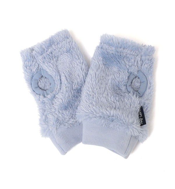 SHIPS Colors 「SHIPS Colors: 〈洗濯機可能〉ボア アームウォーマー (KIDS)」|手袋|ブルー