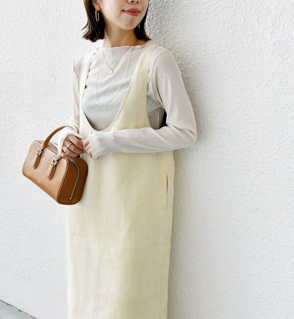 SHIPS for women「ポリエステルスエード 2WAY ワンピース」|ワンピース|