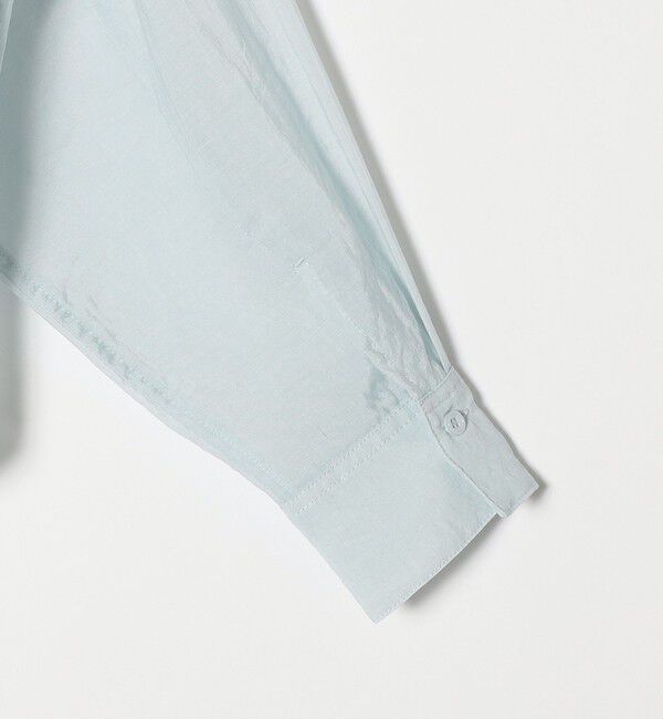 quaranciel「quaranciel:〈洗濯機可能〉シアー ポケット オープンカラー オーバー シャツ」|シャツ・ブラウス|