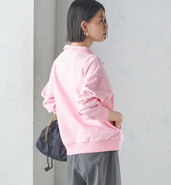 SHIPS for women「【SHIPS別注】LOGAN KNITTING MILLS: ハーフ ジップ プルオーバー」|スウェット・ジャージ|