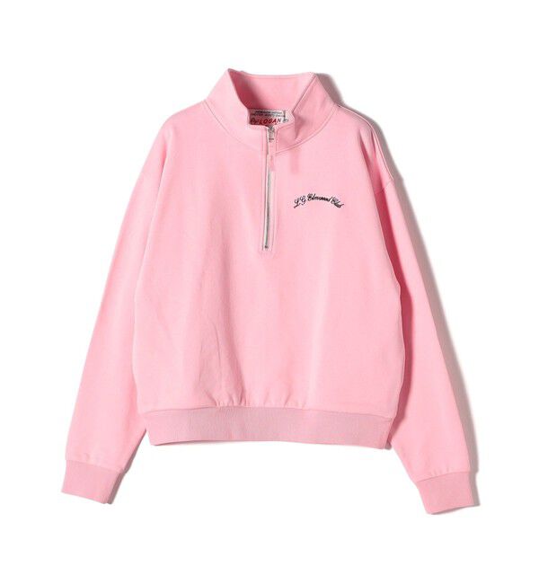 SHIPS for women「【SHIPS別注】LOGAN KNITTING MILLS: ハーフ ジップ プルオーバー」|スウェット・ジャージ|