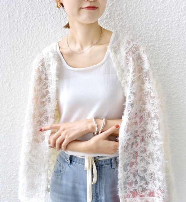 SHIPS for women「〈洗濯機可能〉2WAY ラメ タンクトップ」|タンクトップ|