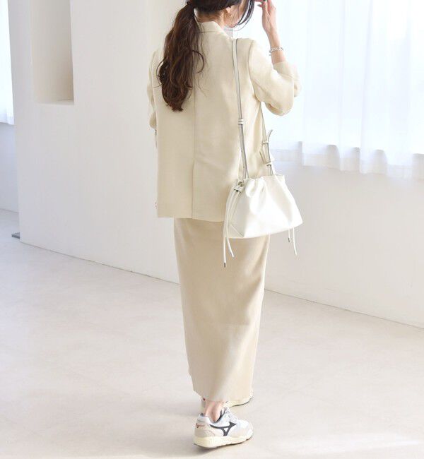 quaranciel「quaranciel:〈手洗い可能〉メッシュ ダブルブレスト テーラード ジャケット」|テーラードジャケット|