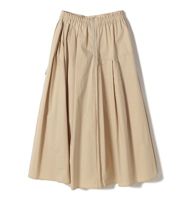 SHIPS for women「SHIPS Primary Navy Label:〈手洗い可能〉アシメ タック スカート」|スカート|