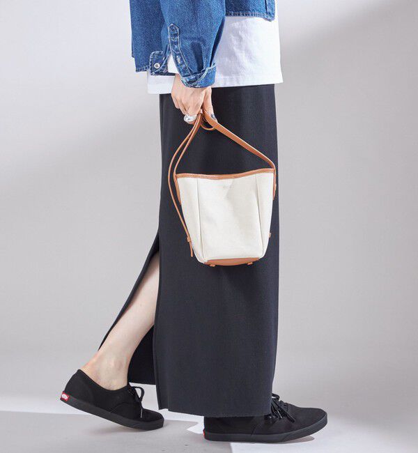 SHIPS for women「BEAURE: キャンバス ミニ バケツ バッグ」|ショルダー・メッセンジャー|