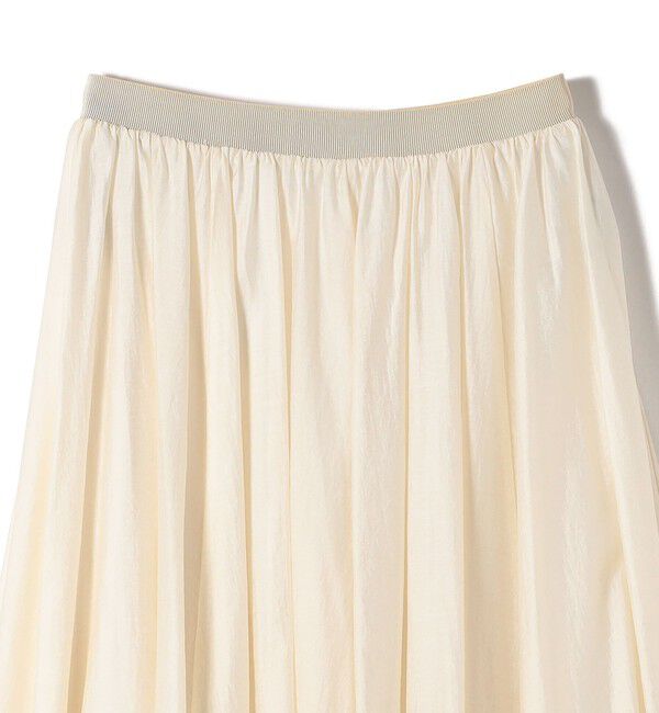 SHIPS for women「〈手洗い可能〉ウエスト ゴム ボリューム フレア ロング スカート」|スカート|