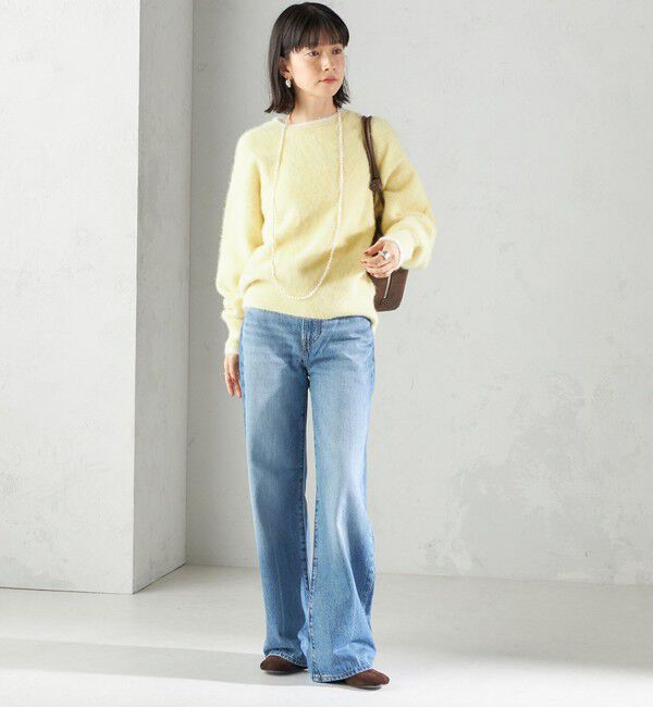SHIPS for women「Levi&rsquo;s:RIBCAGE WIDE LEG」|デニム|