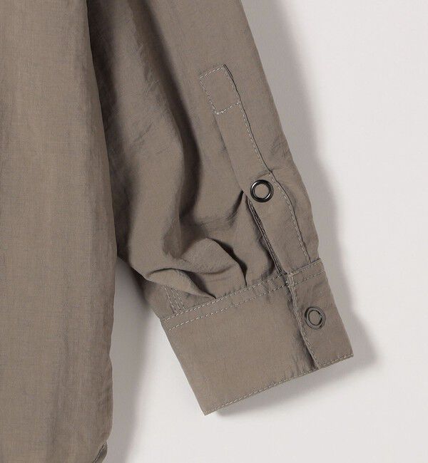 SHIPS any「SHIPS any:〈多機能/洗濯機可能〉ナイロン タスラン ポケット ビッグ シャツ」|シャツ・ブラウス|