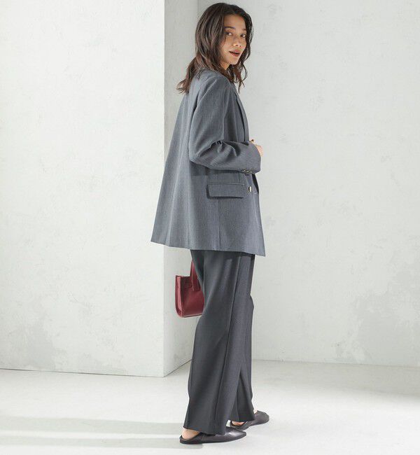 SHIPS for women「ウール ギャバジン ダブル ブレスト ジャケット」|テーラードジャケット|