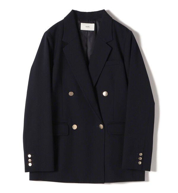 SHIPS for women「ウール ギャバジン ダブル ブレスト ジャケット」|テーラードジャケット|