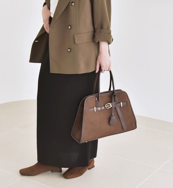 quaranciel「quaranciel:〈手洗い可能〉カット ジョーゼット サイド ライン タイト スカート」|タイト|