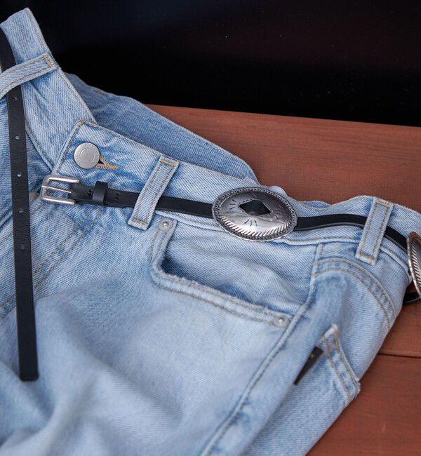 SHIPS for women「LEFIJE: コンチョ ベルト」|ベルト|ブラック