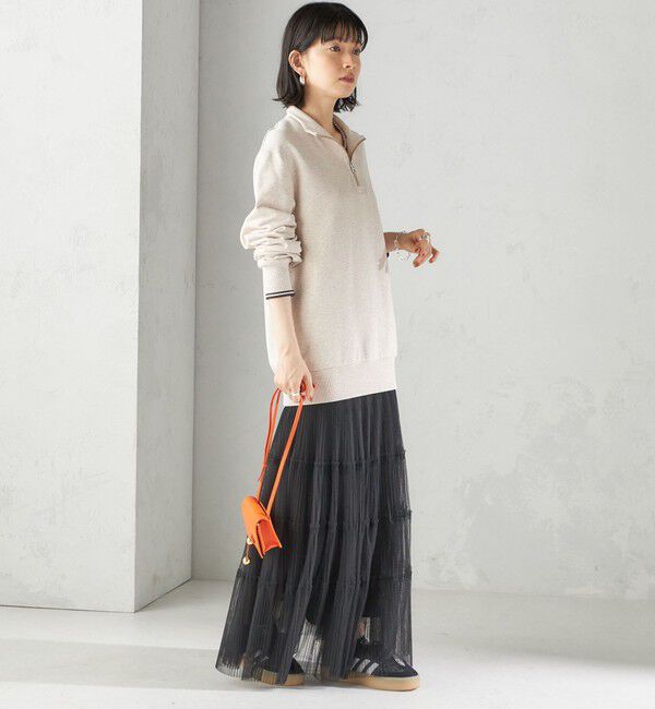 SHIPS for women「FRED PERRY: M3574 HALF ZIP SHIRT」|スウェット・ジャージ|