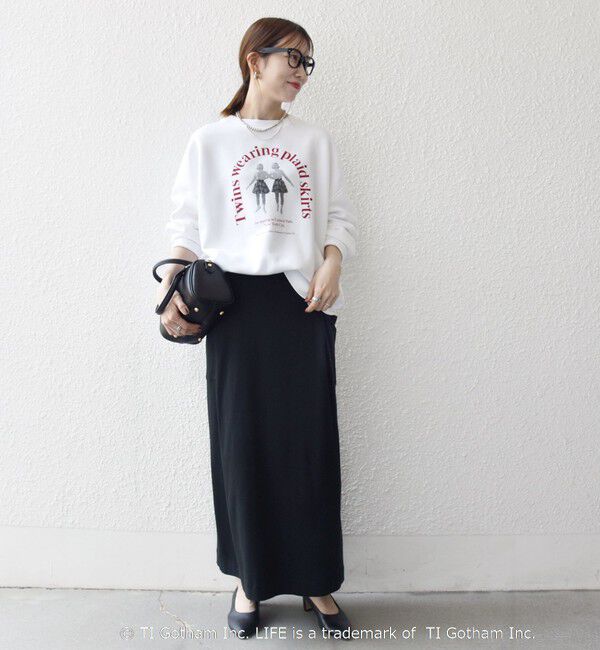 SHIPS any「GOOD ROCK SPEED: LIFE PC フォト ロゴ プリント スウェット」|スウェット・ジャージ|