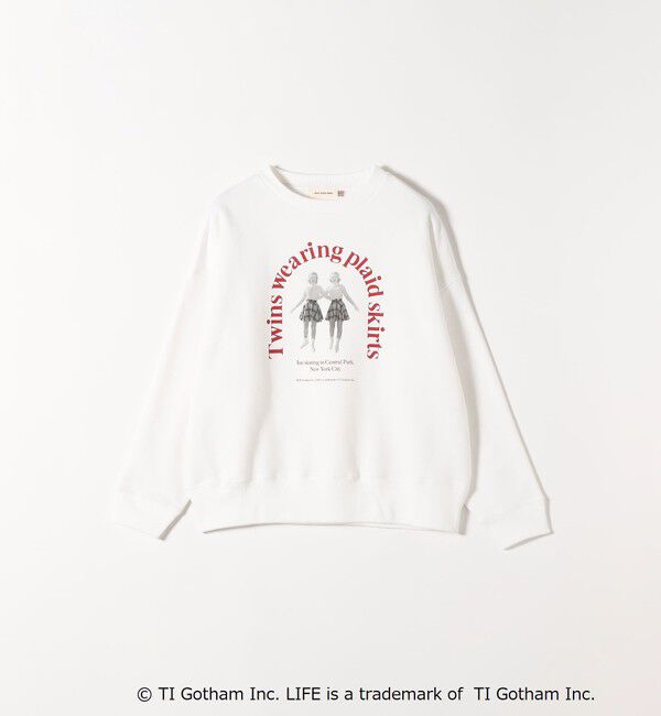 SHIPS any「GOOD ROCK SPEED: LIFE PC フォト ロゴ プリント スウェット」|スウェット・ジャージ|