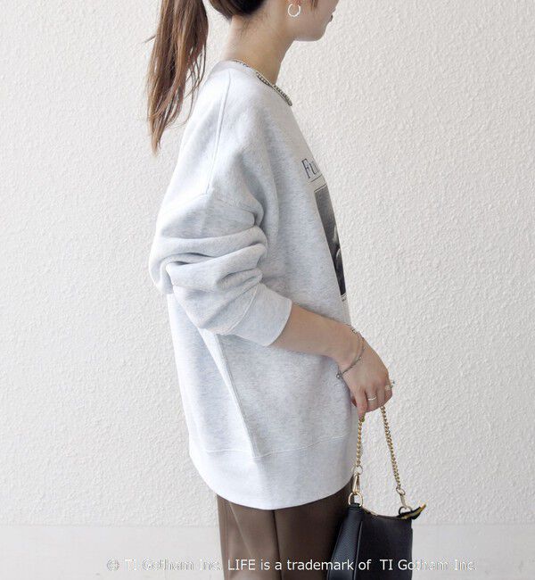 SHIPS any「GOOD ROCK SPEED: LIFE PC フォト ロゴ プリント スウェット」|スウェット・ジャージ|