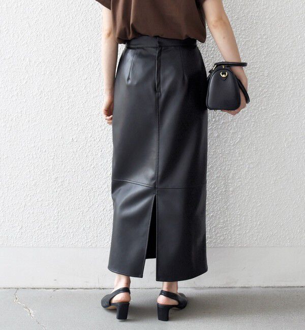 SHIPS any「SHIPS any: クロス ステッチ Iライン スカート」|タイト|