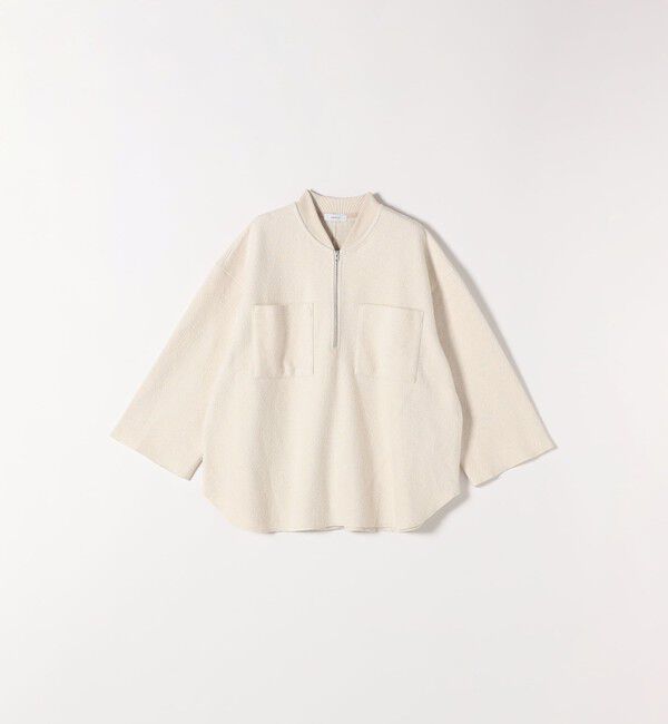 SHIPS any「SHIPS any:〈洗濯機可能〉フリース ライク ハーフジップ ポケット プルオーバー」|Tシャツ・カットソー|