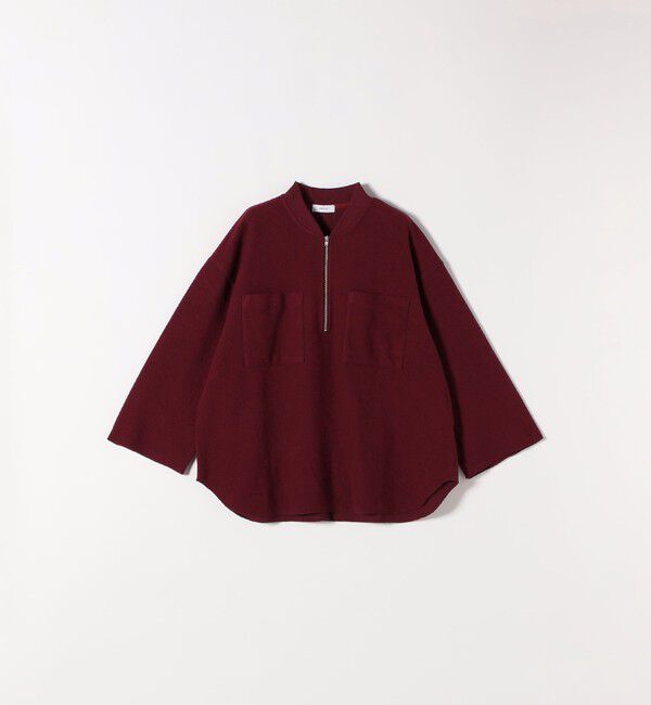 SHIPS any「SHIPS any:〈洗濯機可能〉フリース ライク ハーフジップ ポケット プルオーバー」|Tシャツ・カットソー|