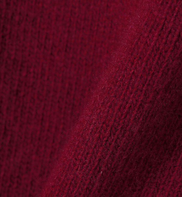 quaranciel「quaranciel:〈手洗い可能〉AQUA カシミヤ ミックス ボートネック ロングリブ パフ ニット」|ニット・セーター|