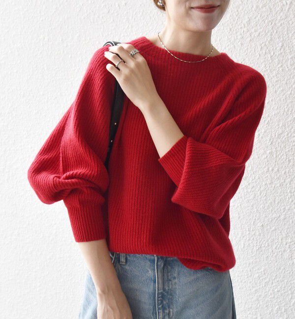 SHIPS any「《一部追加予約》SHIPS any:〈手洗い可能〉AQUA カシミヤ ミックス ハイネック ニット」|ニット・セーター|