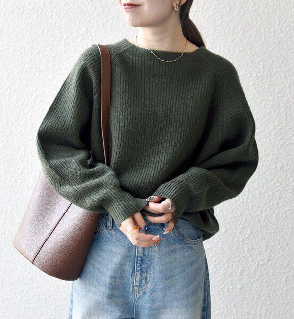 SHIPS any「《一部追加予約》SHIPS any:〈手洗い可能〉AQUA カシミヤ ミックス ハイネック ニット」|ニット・セーター|