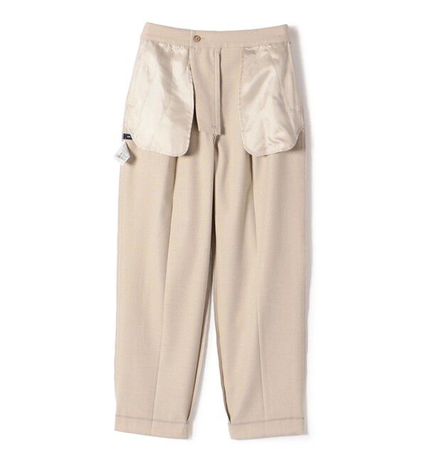 SHIPS for women「〈手洗い可能〉DELEGANT テーパード パンツ（セットアップ対応）」|スラックス|