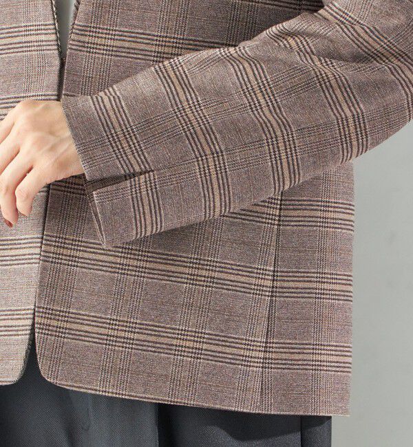 SHIPS for women「〈手洗い可能〉DELEGANT ダブルカラー ジャケット（セットアップ対応）」|ノーカラージャケット|