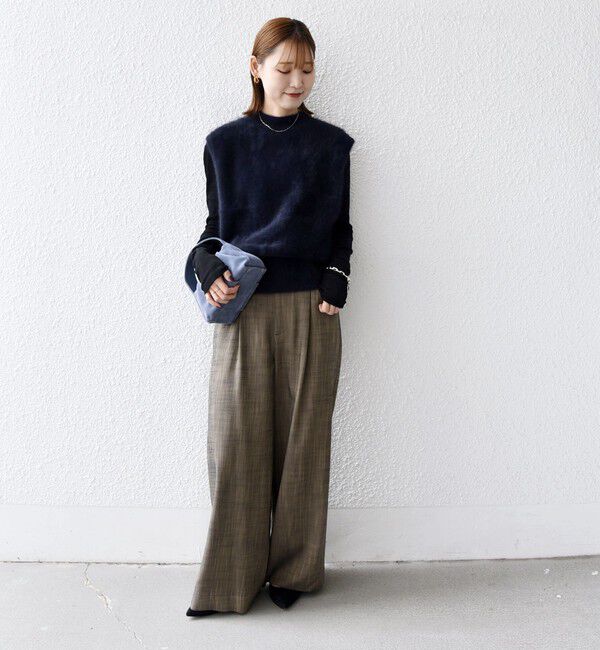 SHIPS for women「杢フォックス カシミヤ ニット ベスト」|ベスト・ジレ|