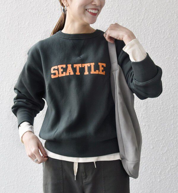 SHIPS any「Champion:〈洗濯機可能〉リバースウィーブ(R) 裏起毛 クルーネック スウェット」|スウェット・ジャージ|