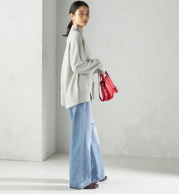 SHIPS for women「〈手洗い可能〉ウール カシミヤ ハイネック プルオーバー」|ニット・セーター|