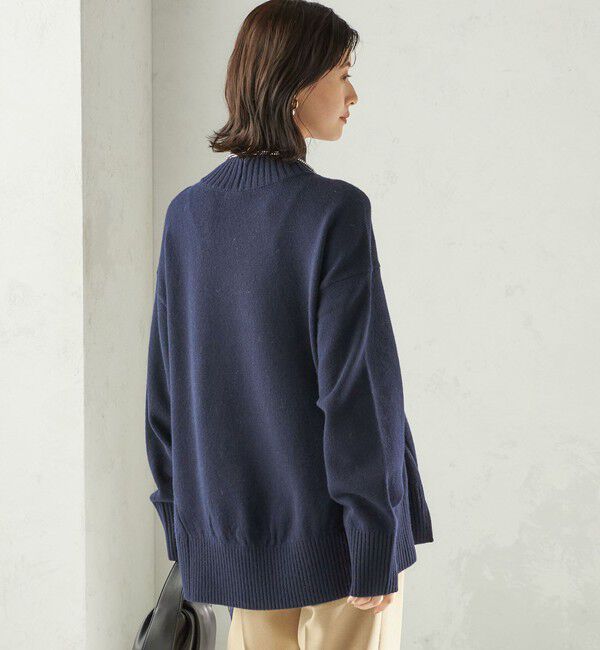 SHIPS for women「〈手洗い可能〉ウール カシミヤ ハイネック プルオーバー」|ニット・セーター|