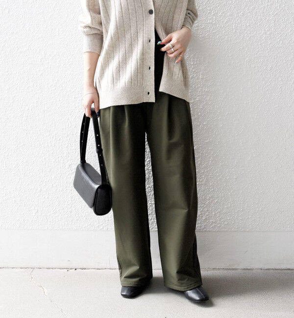 SHIPS any「SHIPS any:〈洗濯機可能〉裏起毛 イージー タック パンツ」|その他|