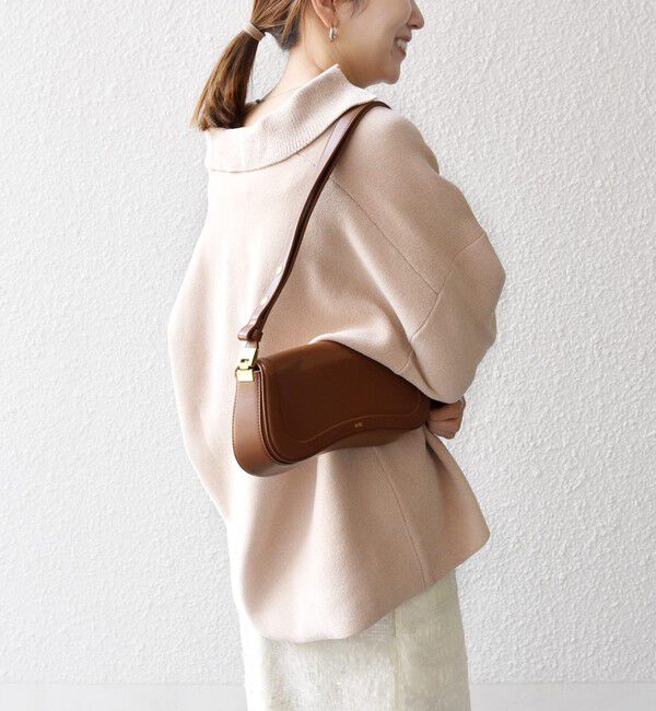 SHIPS any「SHIPS any:〈手洗い可能〉モールヤーン スキッパー ポロ ニット プルオーバー」|ニット・セーター|