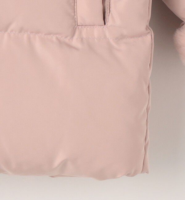 SHIPS KIDS「SHIPS KIDS:100～130cm /〈撥水/手洗い可能〉ミディアム丈 リサイクル ダウン フーディー」|ダウン|