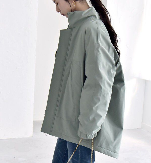 quaranciel「quaranciel:〈撥水加工〉中綿 スタンドカラー ダブル ジップ モンスター コート」|その他|