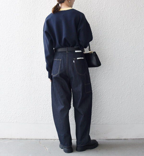 SHIPS any「SHIPS any:〈手洗い可能〉ダブルフェイス Vガゼット ニット プルオーバー」|ニット・セーター|