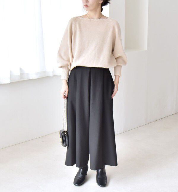 quaranciel「quaranciel:〈洗濯機可能〉ウォーム タック ワイド キュロット パンツ」|その他|