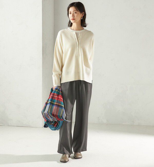 SHIPS for women「〈手洗い可能〉サテン ドロスト パンツ」|その他|